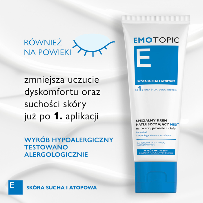 Emotopic Specjalny krem natłuszczający do twarzy i ciała