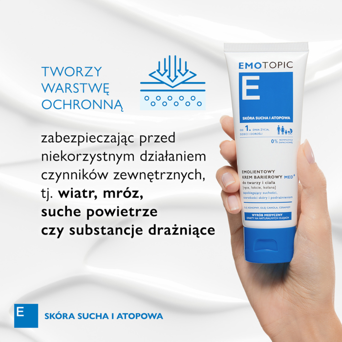 Emotopic Emolientowy krem Barierowy do twarzy i ciała