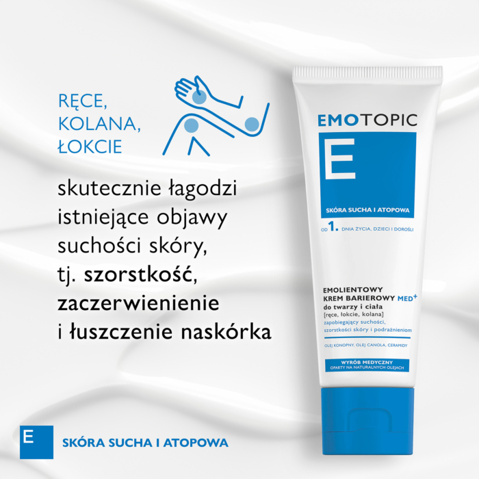 Emotopic Emolientowy krem Barierowy do twarzy i ciała