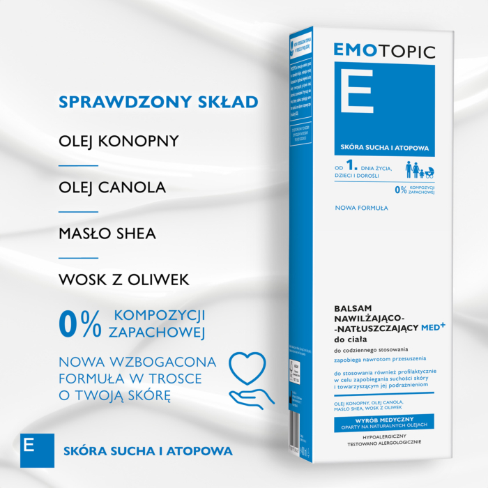 Emotopic Balsam nawilżająco-natłuszczający, 400 ml
