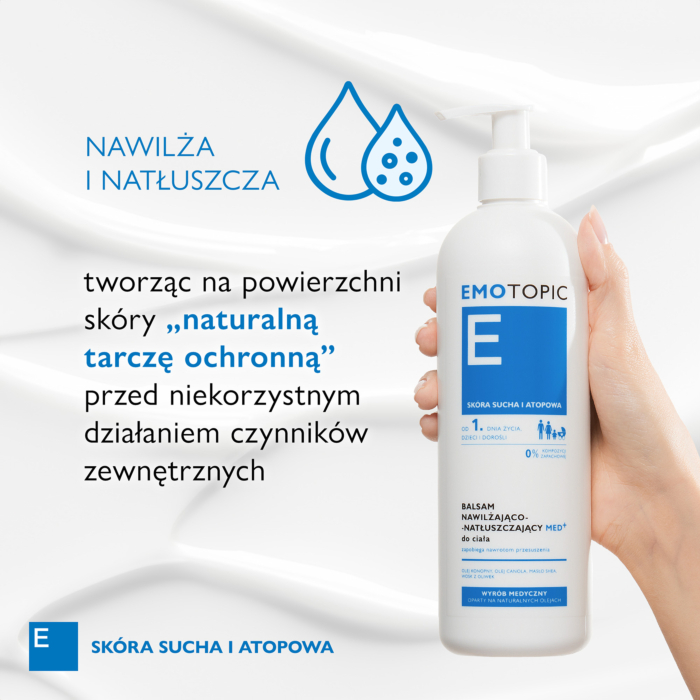 Emotopic Balsam nawilżająco-natłuszczający, 400 ml