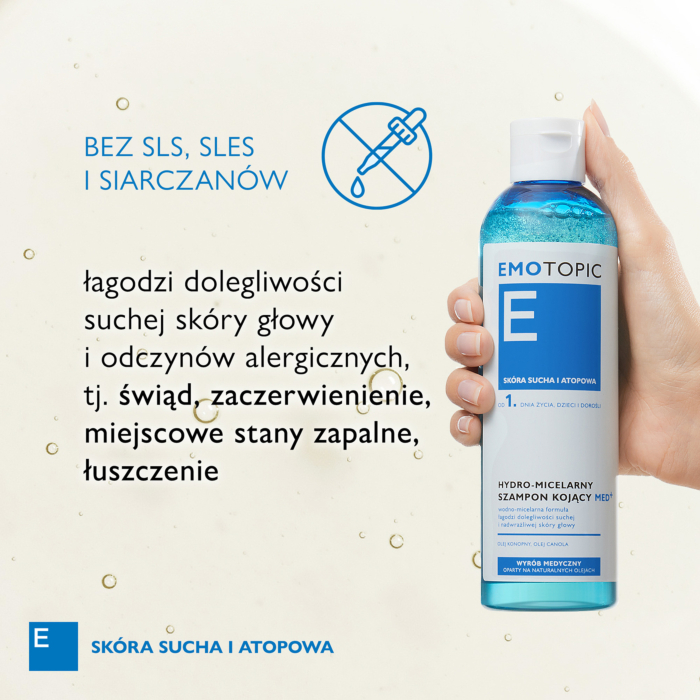 Emotopic Hydro-micelarny szampon kojący
