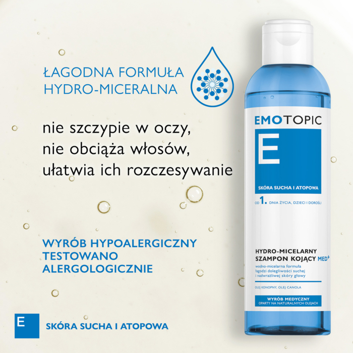 Emotopic Hydro-micelarny szampon kojący