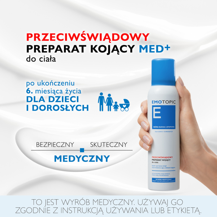 Emotopic Przeciwświądowy preparat kojący do ciała