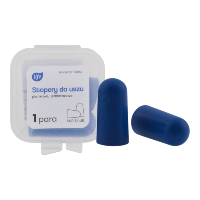 Life Stopery do uszu piankowe, 1 para