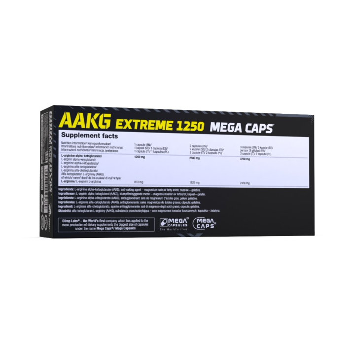 Olimp AAKG 1250 Extreme Mega Caps Kapsułki, 120 szt.