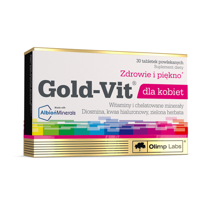 Olimp Gold-Vit Dla Kobiet, Zestaw witamin i minerałów, Tabletki