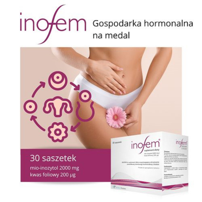 Inofem, Wspomaganie utrzymania prawidłowej równowagi hormonalnej u kobiet, Saszetki