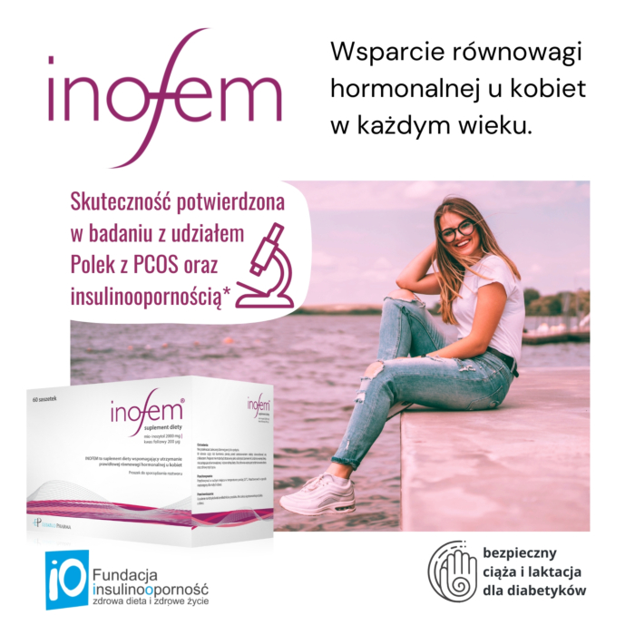 Inofem, Wspomaganie utrzymania prawidłowej równowagi hormonalnej u kobiet, Saszetki, 60 szt.