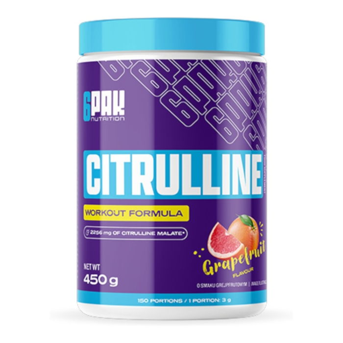 6PAK Citruline Jar Smak Grejpfrutowy, proszek 450 g