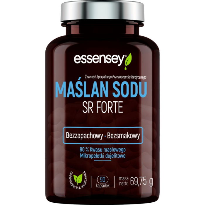 Essensey Maślan Sodu SR Forte Kapsułki, 90 szt.