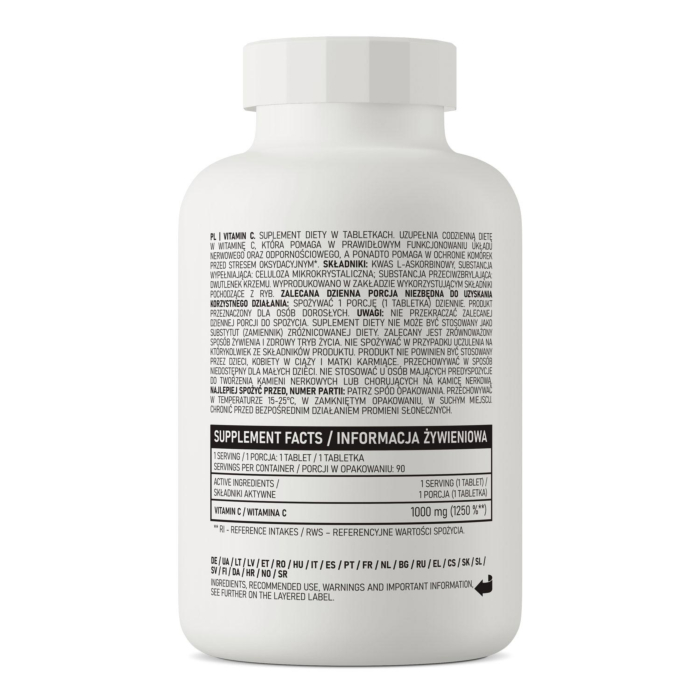 OstroVit Vitamin C Tabletki, 90 szt.