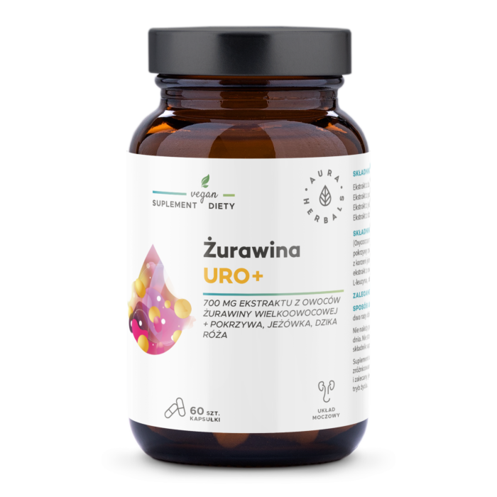 Aura Herbals Żurawina Uro+, Kapsułki