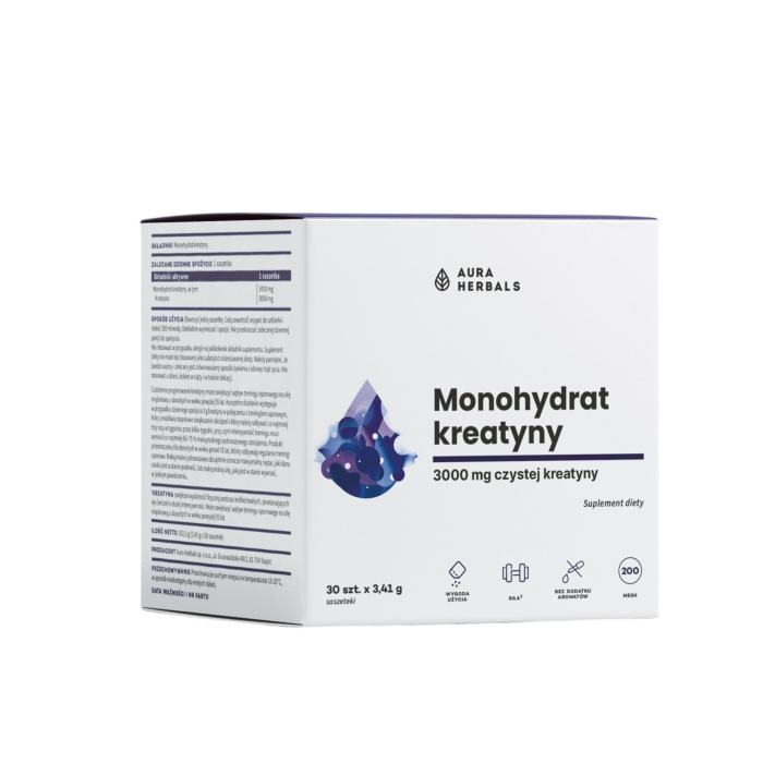 Aura Herbals Kreatyna Monohydrat Saszetki