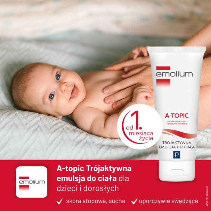 Emolium A-Topic Kojąca trójaktywna emulsja do ciała