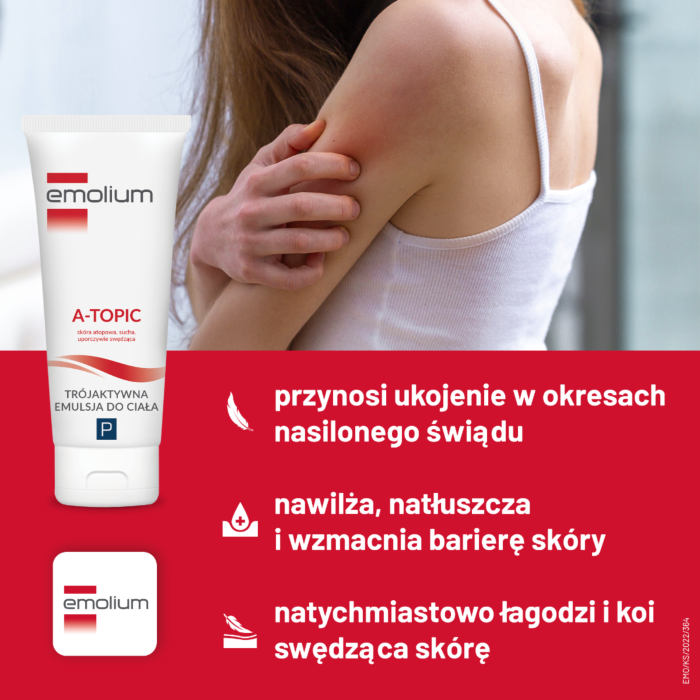 Emolium A-Topic Kojąca trójaktywna emulsja do ciała