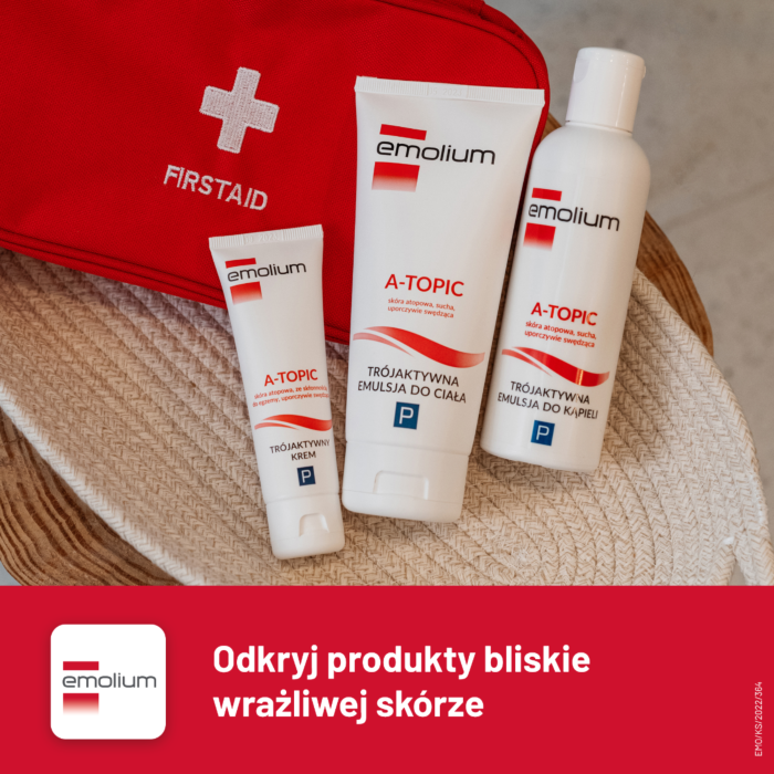 Emolium A-Topic Kojąca trójaktywna emulsja do ciała