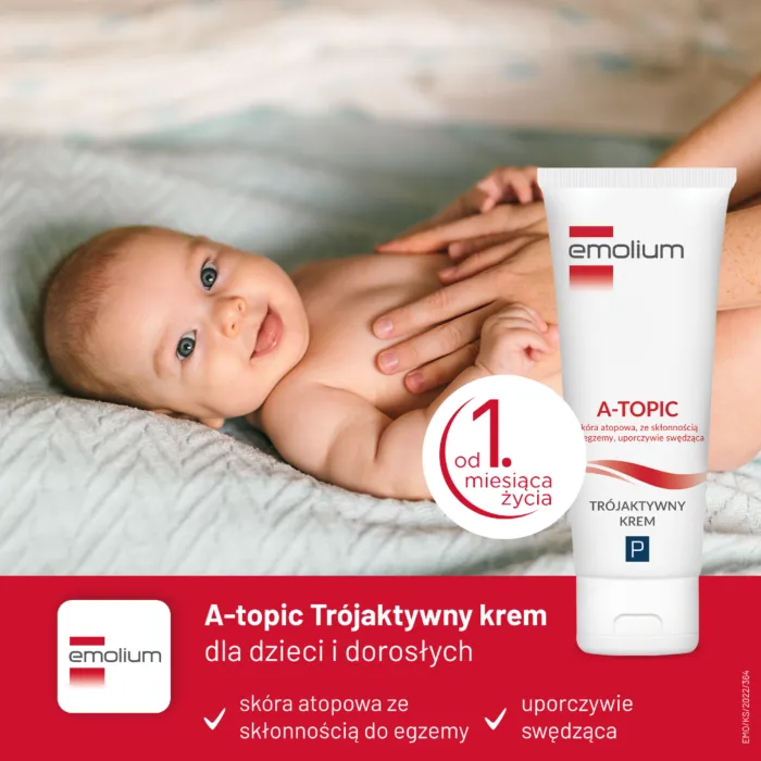 Крем Emolium A-Topic трёхактивный, для сухой и атопичной кожи, 50 мл — фото 4