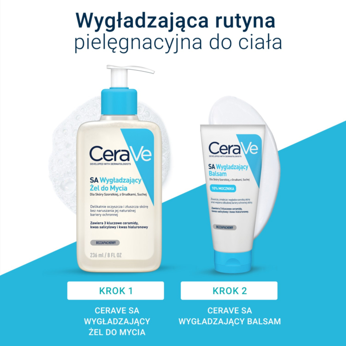 CeraVe Wygładzający balsam do skóry szorstkiej, z grudkami, suchej, 177 ml