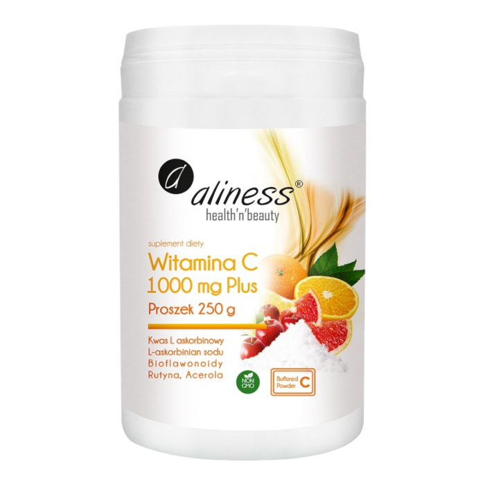 Aliness Wit. C 1000 mg Buforowana Plus Proszek, 250 g