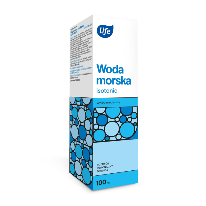 Life Woda Morska Izotoniczna, Aerozol do nosa, 100 ml