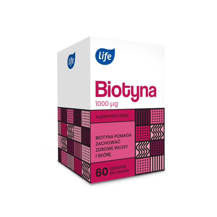 Life Biotyna 1000 mcg,  tabl. do ssania 60 szt.