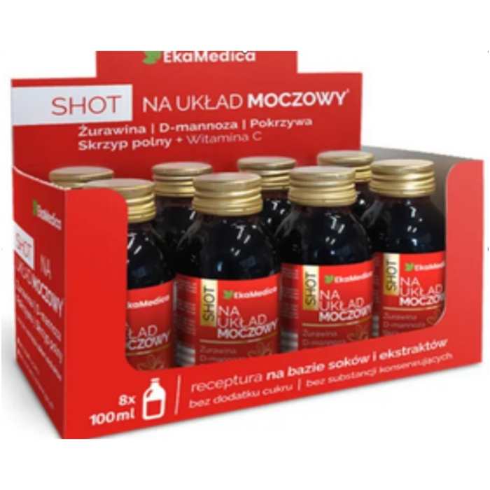 Ekamedica Shot Na Układ Moczowy, 8 szt