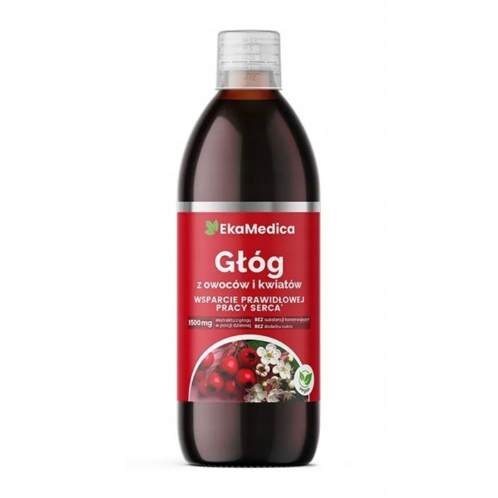 Ekamedica Głóg z Owoców i Kwiatów, płyn 500 ml