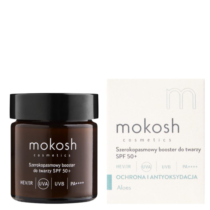 Mokosh szerokopasmowy booster ochronny do twarzy SPF 50+ 