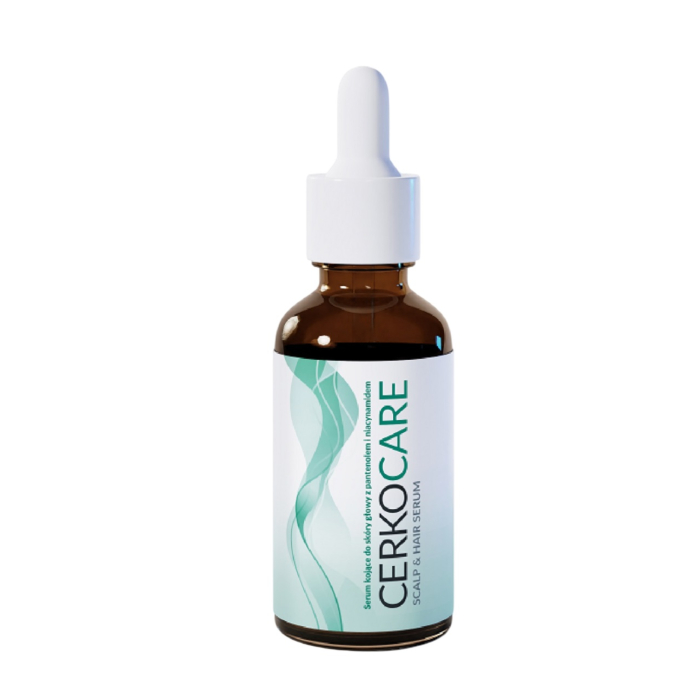 Cerkocare Sebum do Skóry Głowy Kojące z Pantenolem i Niacynamidem, 50 ml