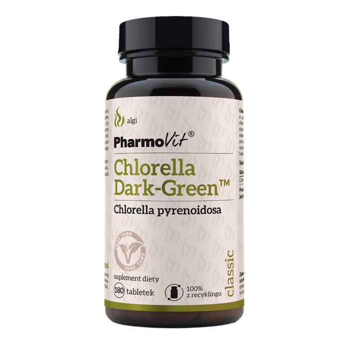 PharmoVit Chlorella Dark-Green, 500 tabl.