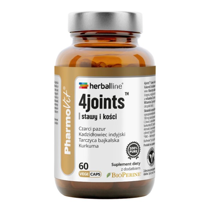 PharmoVit Herballine 4Joints Stawy i kości Kapsułki roślinne