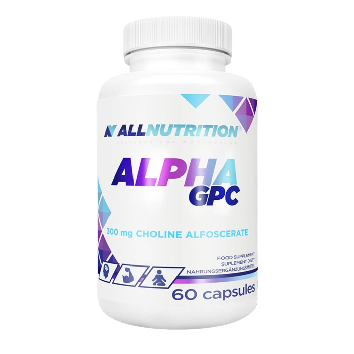 Allnutrition Alpha GPC, Suplement diety wspierający układ nerwowy, Kapsułki