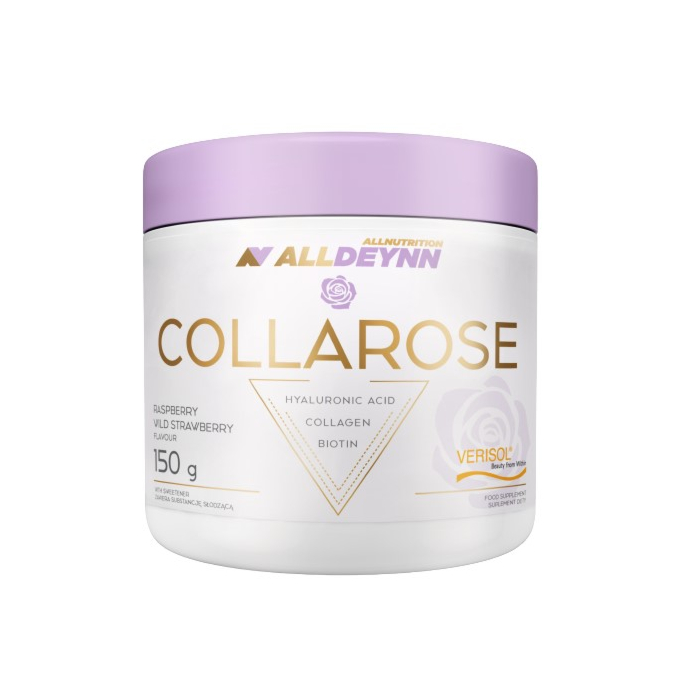Allnutrition Alldeynn Collarose Raspberry Wild Strawberry Kolagen Proszek, 150 g