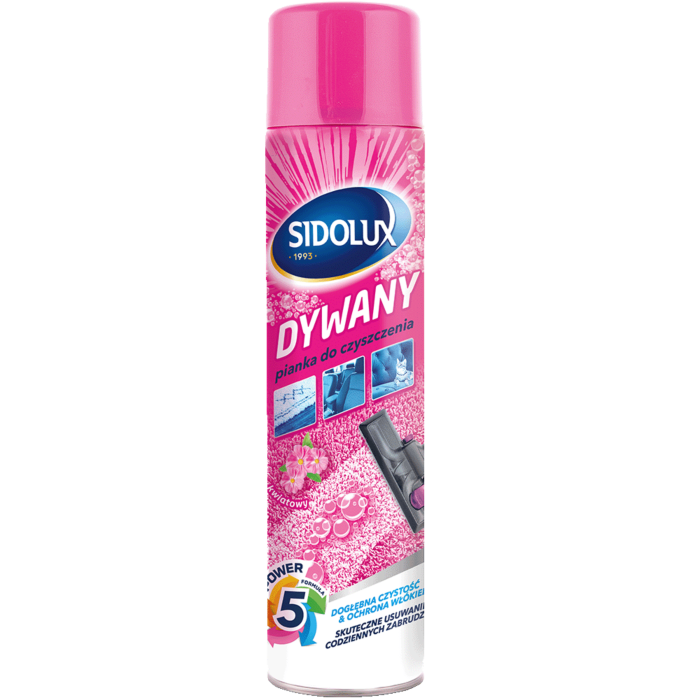 Sidolux Dywany - Pianka do czyszczenia 600 ml