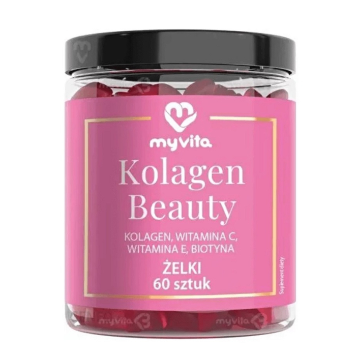 MyVita Kolagen Beauty Żelki naturalne, 60 szt.