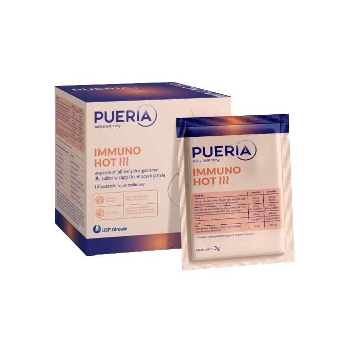 Pueria Immuno Hot, 14 Saszetek