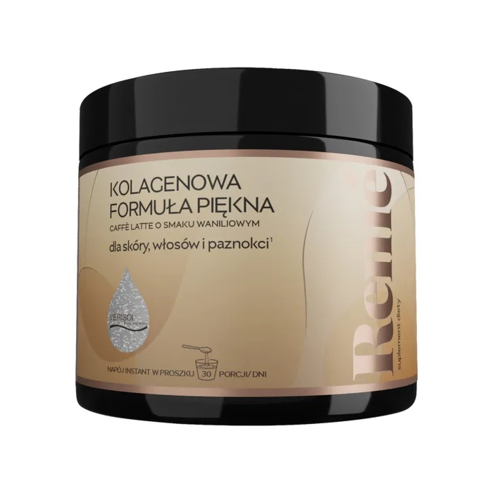 Reme Kolagenowa Formuła Piękna Caffe Latte o Smaku Waniliowym Proszek 150 g