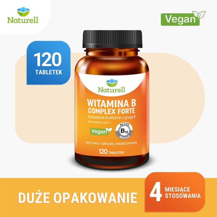 Naturell Witamina B Complex Forte 120 tabletek