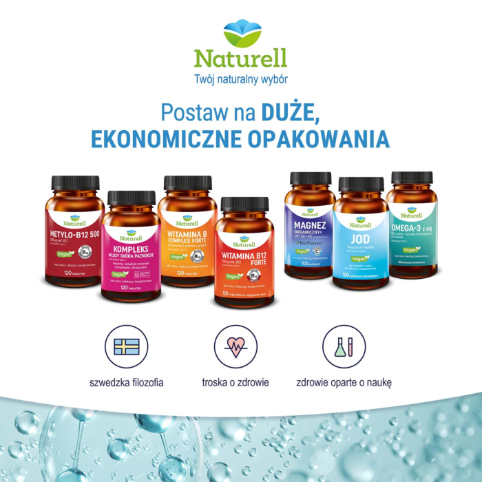Naturell Witamina B Complex Forte 120 tabletek