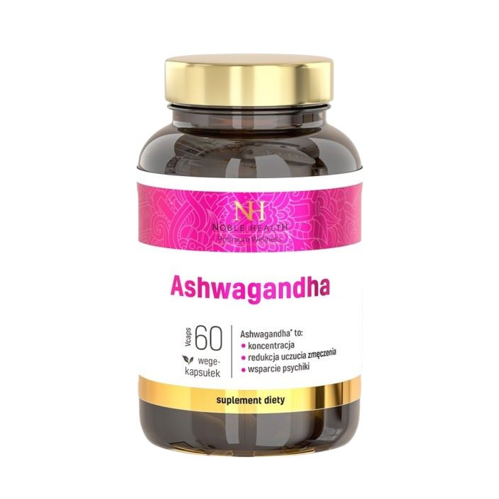 Noble Health Ashwagandha 60 Kapsułek