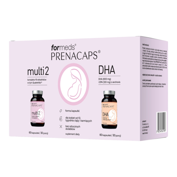 Formeds Prenacaps Multi 2 + DHA Kapsułki, 2x60 szt.