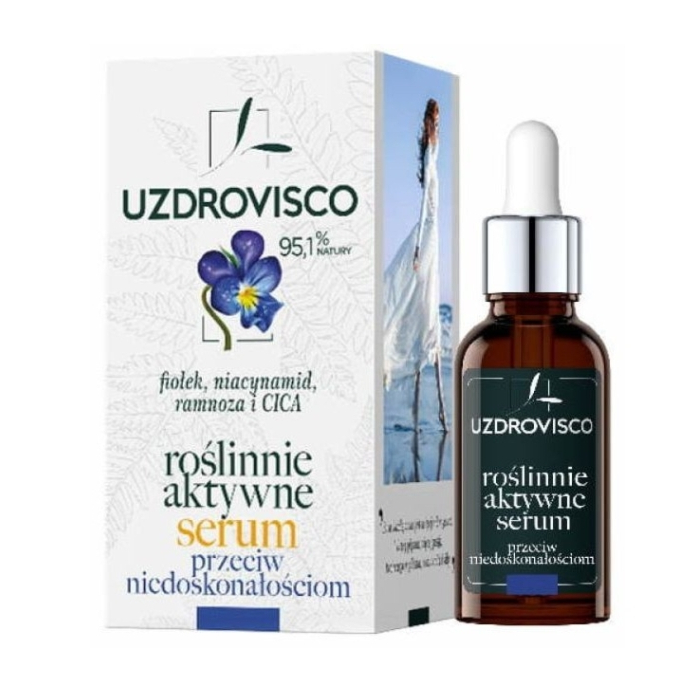 Uzdrovisco Fiołek Roślinnie aktywne serum przeciw niedoskonałościom