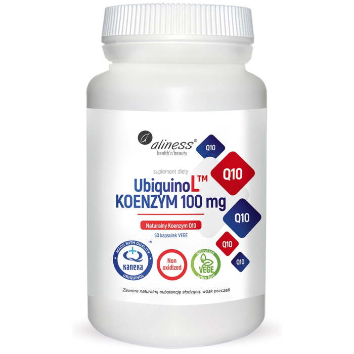 Aliness Ubiquinol Kaneka Naturalny koenzym Q10 100 mg Vege