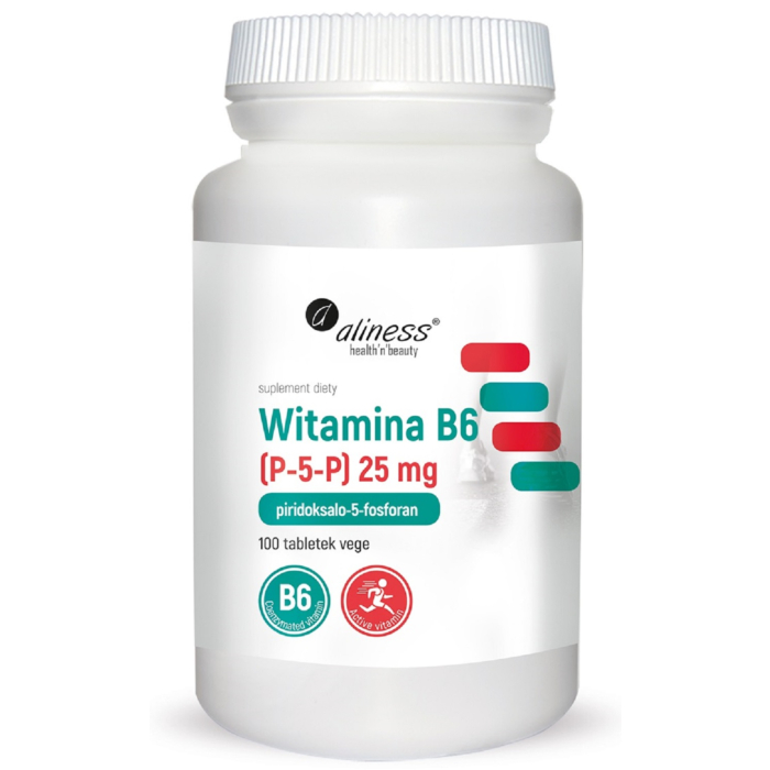 Aliness Witamina B6( P-5-P) 25 mg, tabletki, 100 szt.