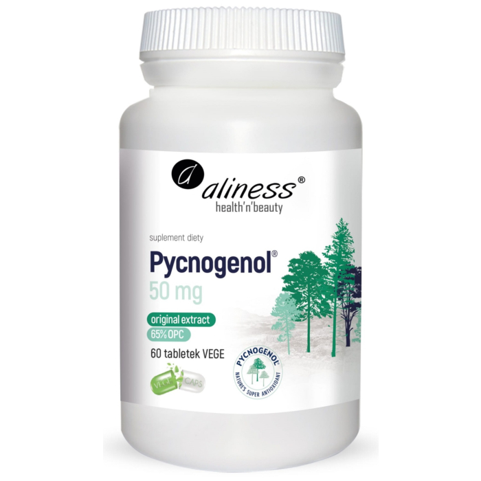 Aliness Pycnogenol Extract 65% 50 mg, tabletki, 60 szt.
