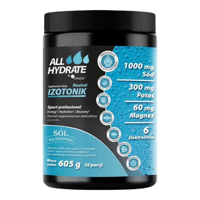 ALLHydrate Izotonik Neutral Proszek do rozpuszczania