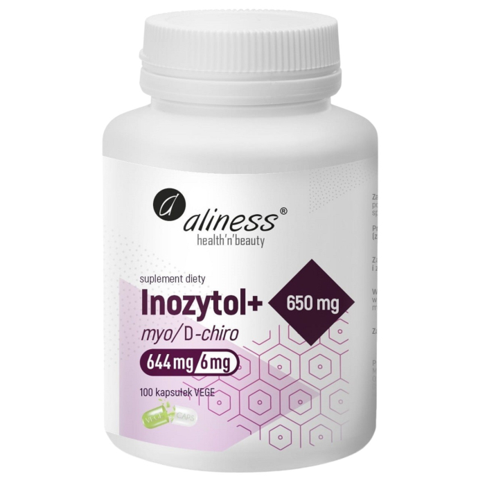 Aliness Inozytol+ 650 Myo/D-chiro Kapsułki