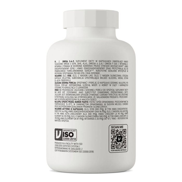 OstroVit Omega 3-6-9 Kapsułki, 90 szt.
