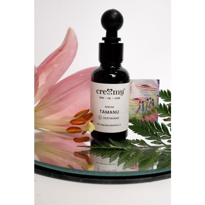 Creamy Tamanu Wygładzające serum olejowe do twarzy z wit. C 5% 30 ml
